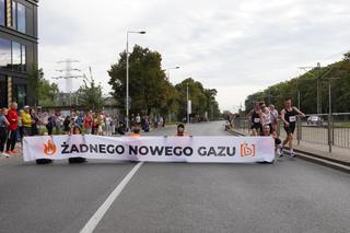 Aktywiści klimatyczni blokowali Maraton Warszawski