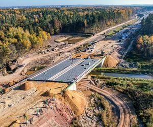 Tak wygląda obecnie budowa I części obwodnicy Zawiercia i Poręby. Ta część kończy się na węźle Kromołów