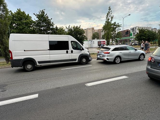 Wypadek w al. Solidarności 