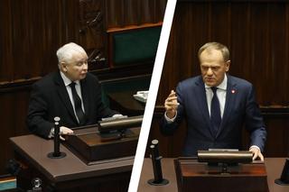 Awantura w Sejmie! Tusk mówił o swoich dziadkach, Kaczyński nie wytrzymał! Rzucił nowemu premierowi w twarz jedno słowo