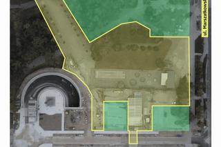 Konkurs na narożnik parku Świętokrzyskiego w Warszawie