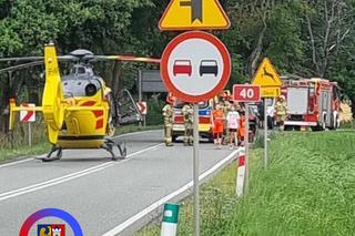 Wypadek w Łanach. Dwie skody zderzyły się na DK 40