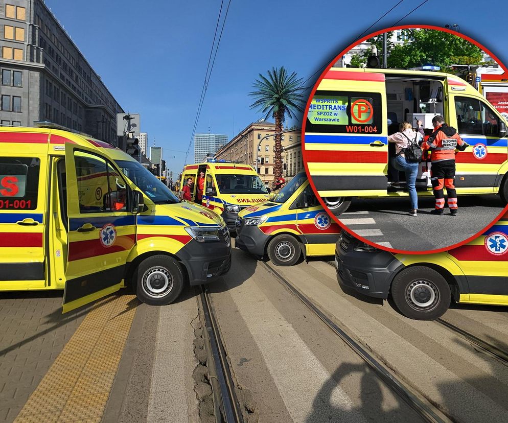 „Otworzyłam oczy, wszyscy leżeli na ziemi”. Szokująca relacja pasażerki. Zderzenie tramwajów w centrum stolicy