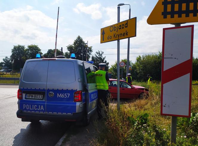 Naćpany kierowca rozwalił BMW. 24-latek w ogóle nie powinien prowadzić
