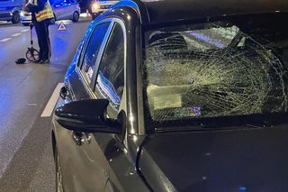 Potrącenie pieszego na trasie Łazienkowskiej 