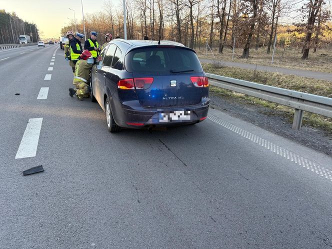 Jedna osoba została poszkodowana w porannym wypadku koło Leszna