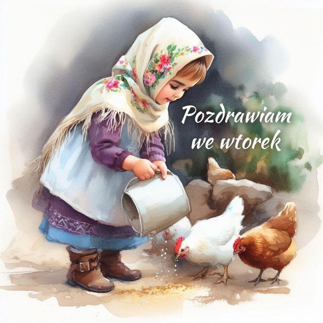 Dzień dobry we wtorek! Fajne obrazki do wysłania znajomym 