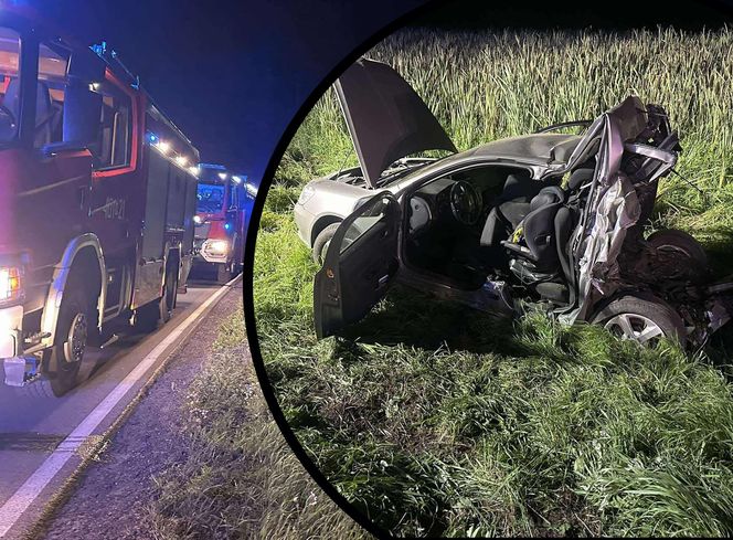 Śmiertelny wypadek pod Bartoszycami. Nie żyją 2-letnie dziecko i 37-latek