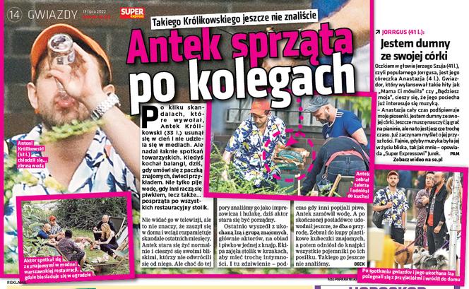 Antek Królikowski i jego wybryki. Aktor znów ma kłopoty!