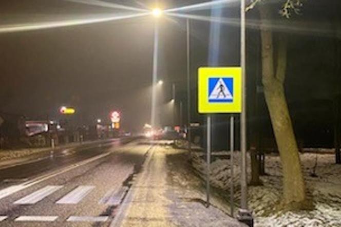 GDDKiA w Kielcach doświetla przejścia dla pieszych