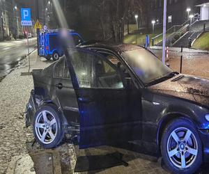 Nocny wypadek w centrum Olsztyna. Szokujące ustalenia, 47-latek nie powinien wsiadać za kółko