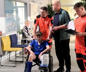 M jak miłość odc. 1887. Aneta (Ilona Janyst), Franek (Jarosław Śmigielski), trener (Michał Wielewicki)