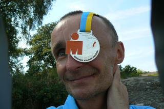 Medal za udział w triatlonie Iron Man
