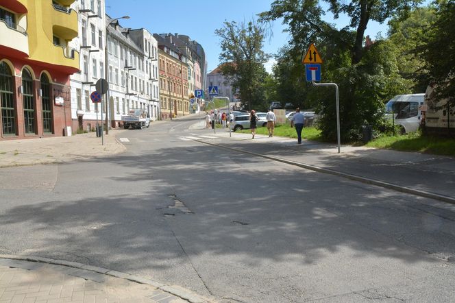 Remont ulicy Nowowiejskiego w Olsztynie