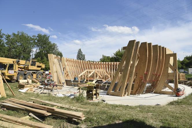 Pawilon edukacyjny na warszawskim Golędzinowie