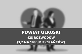 Małopolska: miejscowości rozwodników. Tutaj najczęściej rozpadają się małżeństwa