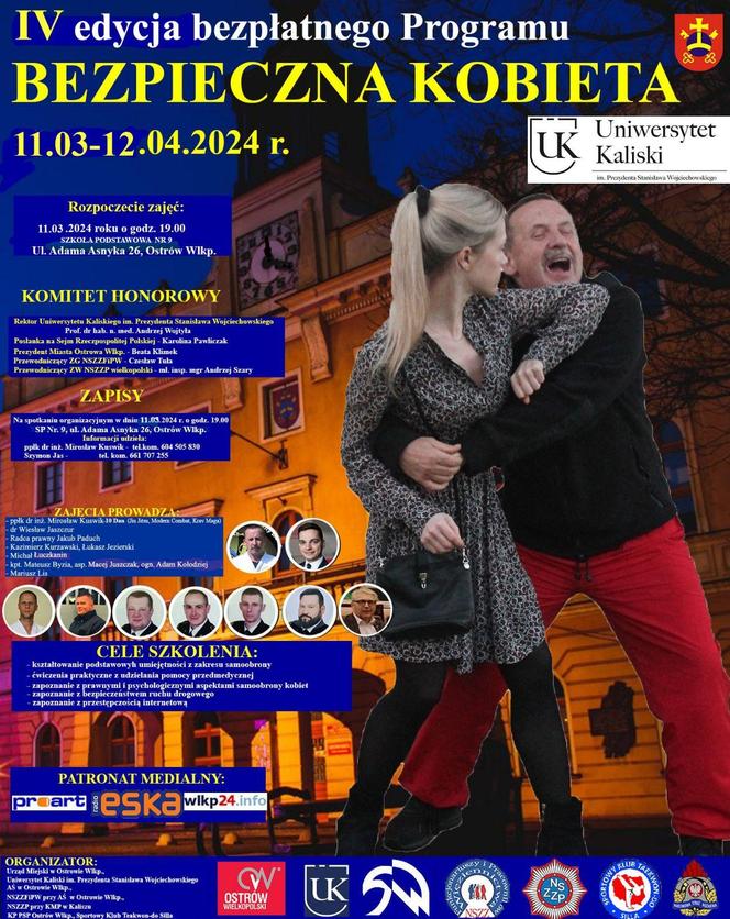 bezpieczna kobieta