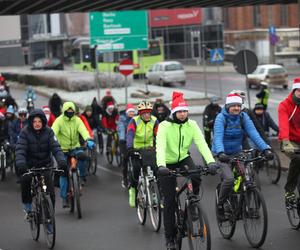 Mikołajowa Masa Rowerowa w Gorzowie