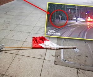 Nie miał szacunku dla flagi w przeddzień jej święta. 22-latek szybko pożałował swojego czynu