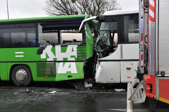 Szczecin: Zderzenie autobusów