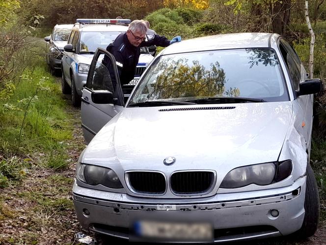 Zamknął znajomego w piwnicy, ukradł mu BMW i uciekł do lasu