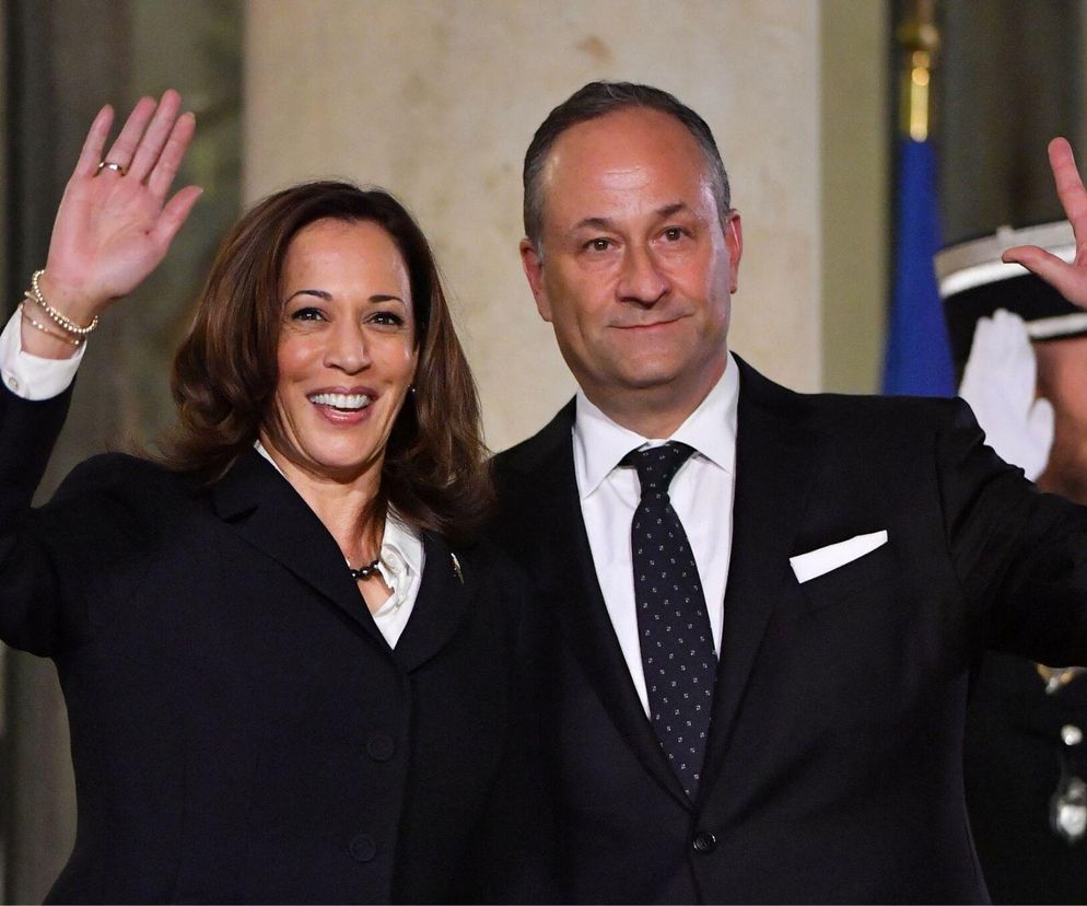 Kamala Harris z mężem Douglasem Emhoffem