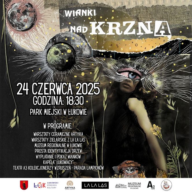 Przed nami świętowanie Nocy Kupały w Łukowie. Impreza „Wianki nad Krzną” odbędzie się już po raz siódmy