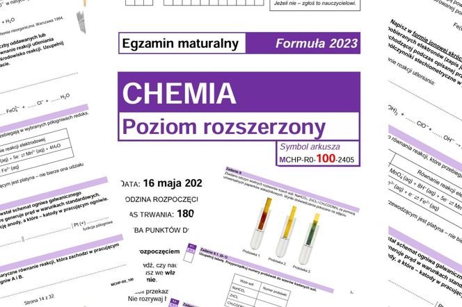 Matura chemia 2025: ODPOWIEDZI i arkusz CKE w internecie. PDF do pobrania nowa formuła