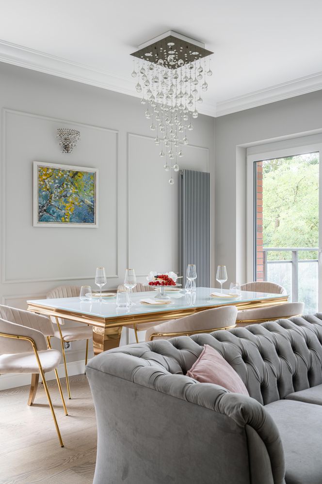 90-m mieszkanie w stylu glamour