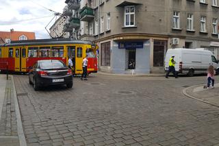 Zablokowane torowisko tramwajowe w Grudziądzu. Ruch na całej linii jest wstrzymany