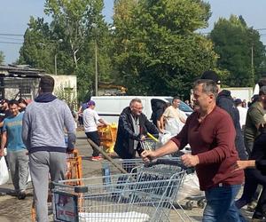 Pobór worków z piaskiem we Wrocławiu