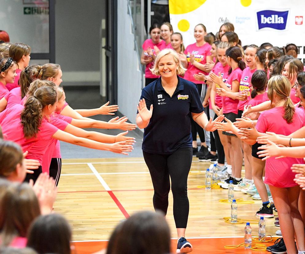 Dwie mistrzynie olimpijskie i inne wielkie gwiazdy sportu na niezwykłej lekcji wf