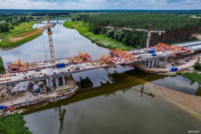 Budowa S-19 Malewice - Chlebczyn i nowego mostu na Bugu
