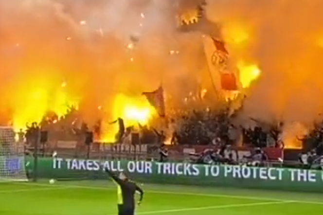 Ajax - Borussia kibice