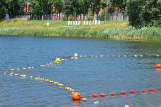 Kąpielisko Wodna Dolina w Koszalinie z zakazem wstępu do wody