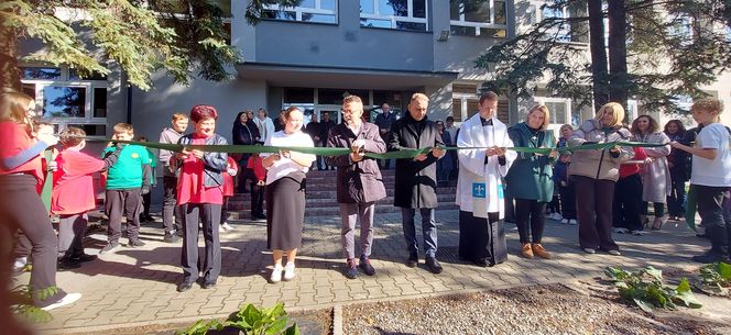 Ogród sensoryczno- naukowy przy SP nr 10 w Zamościu