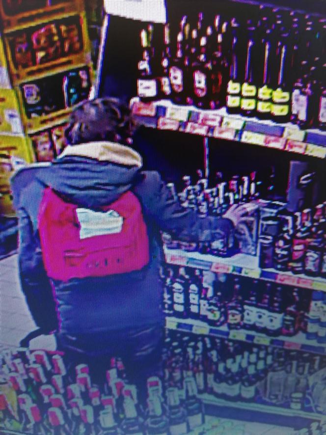 Policja z Wąbrzeźna poszukuje złodzieja alkoholu!