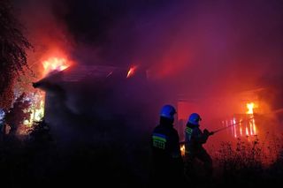 Tragiczny pożar pod Waśniowem. Nie żyje 70-letnia kobieta