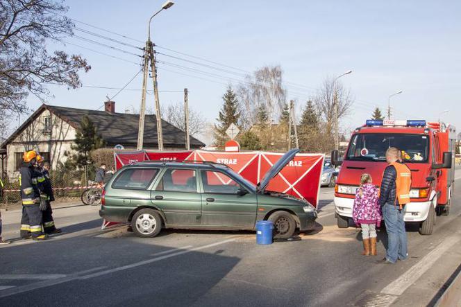 Wypadek Błonie k. Warszawy. Motocyklista nie żyje
