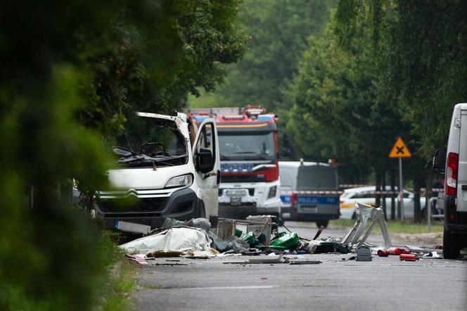 Częstochowa: Wybuch gazu w furgonetce zabił dwie osoby. Właściciel firmy oskarżony