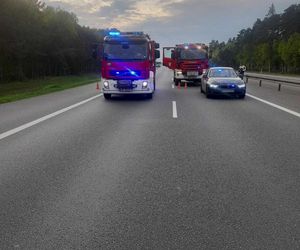 Autobus spłonął na A4. Dantejskie sceny na Opolszczyźnie