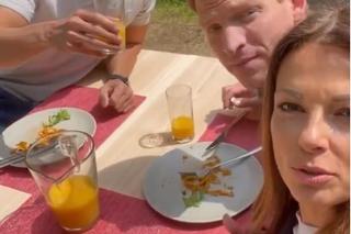 Barwy szczęścia po wakacjach 2023, Kasia (Katarzyna Glinka), Łukasz (Michał Rolnicki), Rafał Cieszyński na planie