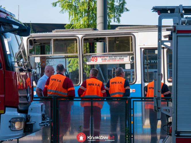 Zderzenie tramwajów na ul. Klimeckiego