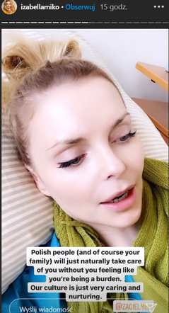 Izabella Miko po operacji