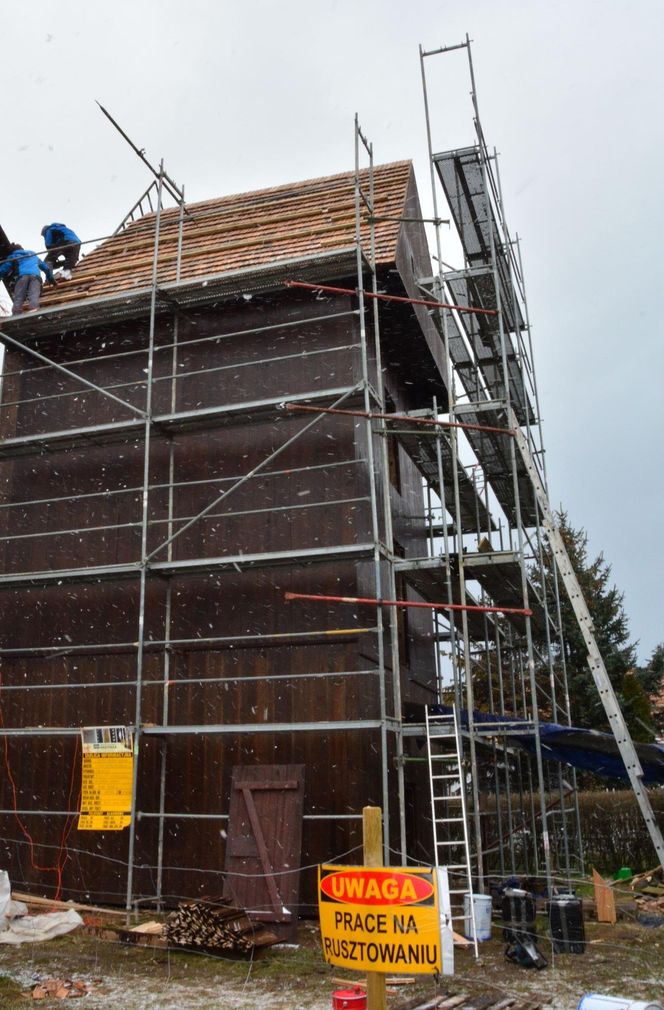 Wiatrak-koźlak w Koźminie Wielkopolskim