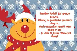 kartki z życzeniami na Mikołajki