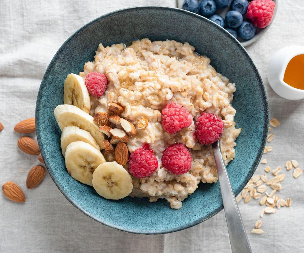 owsianka z masłem klarowanym