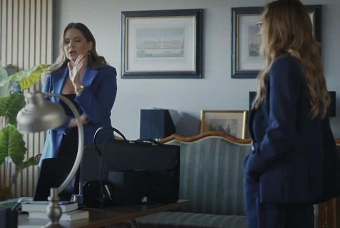 M jak miłość, odcinek 1877: Anita (Melania Grzesiewicz), Sylwia (Hanna Turnau)