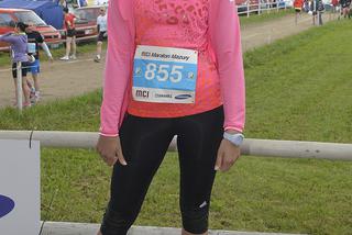 Paulina Krupińska podczas biegu MCI Maraton Mazury