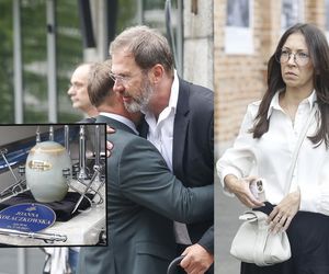 Pogrzeb Joanny Kołaczkowskiej. Tak pożegnali ją przyjaciele z kabaretu. Borek wyjątkowo smutna i elegancka